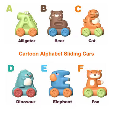 ANIMALS SHAPES LETTERS - 4 PCS